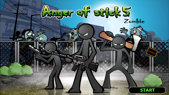 anger of stick 5 zombie game