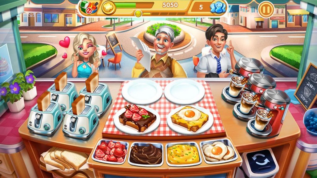 game restaurant city offline games