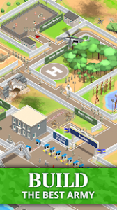 Idle army base tycoon game mod apk android 1.25.0 screenshot