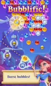 Bubble Witch 2 Saga MOD APK android 1.130.1 1 Bubble witch 2 saga mod apk android 1.130.1 screenshot