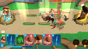 Trojan war 2 clash cards game mod apk android 1.0.6 b107 screenshot