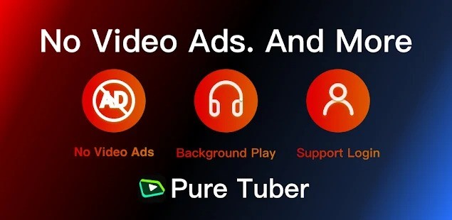 Pure tuber block ads on video mod apk1